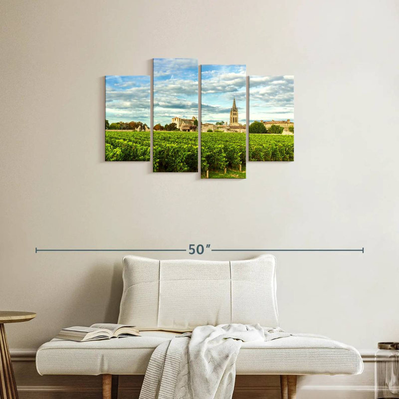 Alvord French Bordeaux Vineyard, H 22 po x l 36 po