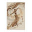 Tapis floral beige lavable à la machine d'inspiration mondiale Osnat Belly Dancer - reliure beige-1576291962