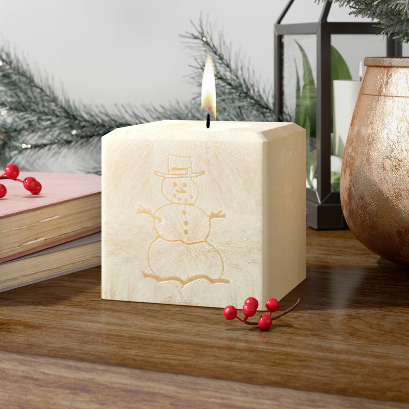 Unscented Pillar Candle