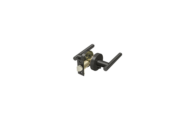 Mandeville Door Lever, Oil Rubbed Bronze, Left