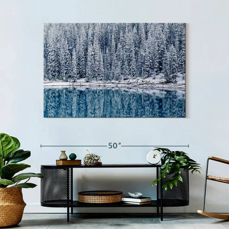 Moraine Lake Winter Reflection