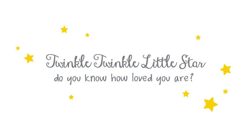 Décalcomanie murale little star twinkle, H 26 po x l 65 po x P 0,01 po, Gris/Jaune