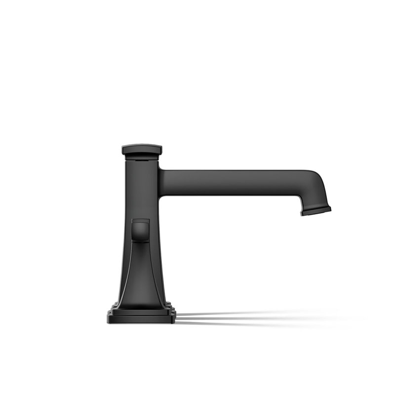 Riff Bath Faucet Trim With Diverter Spout, Matte Black