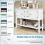 Buffet Cambridge Series avec tablette inférieure pour rangement et présentation élégants-163589168