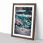 Splash of Water in Abstract - Picture Frame Graphic Art Print-55729970-55729965