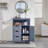 Brigit Free-Standing Bathroom Cabinet with Adjustable Shelf, 3 Drawers and a Niche-1787165183-1870555992