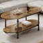 Table basse ovale unique de 47,2 po-1708549003