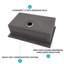 Évier de cuisine encastré 33 po - 33 po x 22 po Évier de cuisine à cuve simple encastrable 16 jauges en acier inoxydable, 33 po x 22 po x 10 po