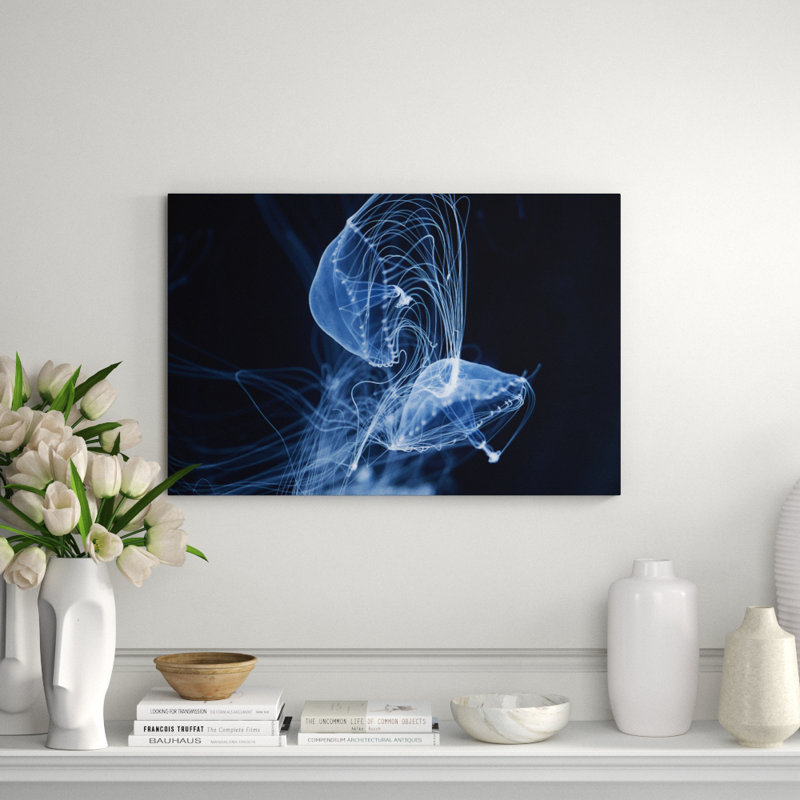 Jelly Fish Parade One Print, 16" H x 20" W x 1.5" D