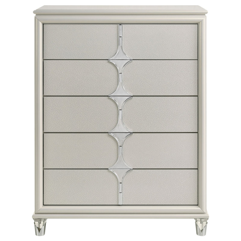 Commode de chambre à 5 tiroirs Gwendolyn