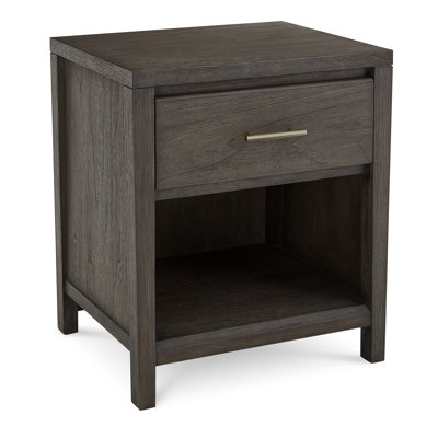 Navtej 18.1'' W Solid Wood Nightstand