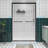 44-48"x76" Aluminum Frame Double Sliding Shower Door,Bypass Bathroom Sliding Door with Premium 1/4" (6mm) Clear Tempered Glass, Black Hardware Sliding Glass Shower Enclosure,Matte Black Finished-122517055
