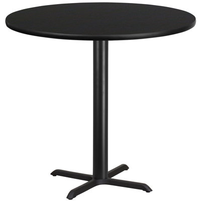 Plateau de table rond en stratifié Carrus