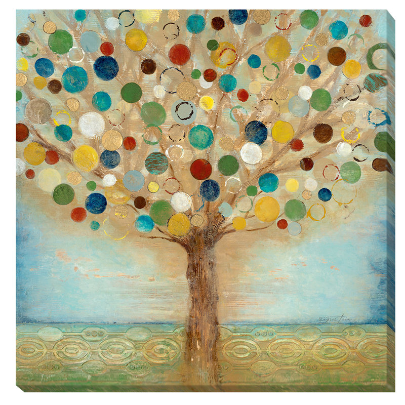 « tree of light » par tava studios, reproduction d’art sur toile tendue