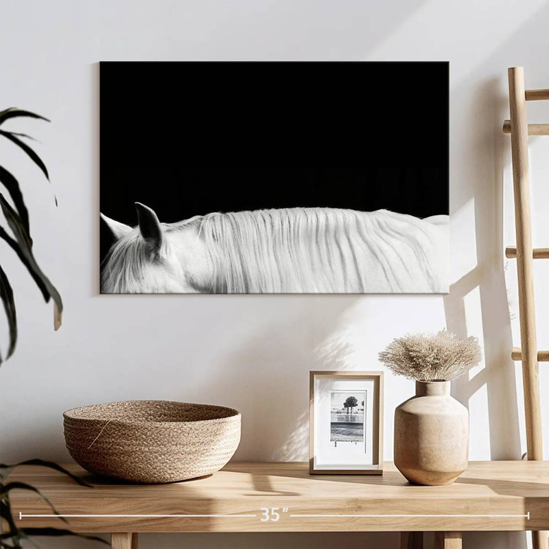 White On Black II, 20" H x 30" W