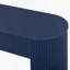 Console moderne de 54 po avec plateau ovale et 2 tiroirs-832671953