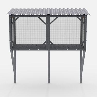 Cat Window Box, Outdoor Enclosure, Removable - Proof Barrier, Wood Frame, Medium Small Cats, All Weather Use, Simple Setup, Different Sizes Net, Spruce Material, To Comfort, Easy Sliding Windows