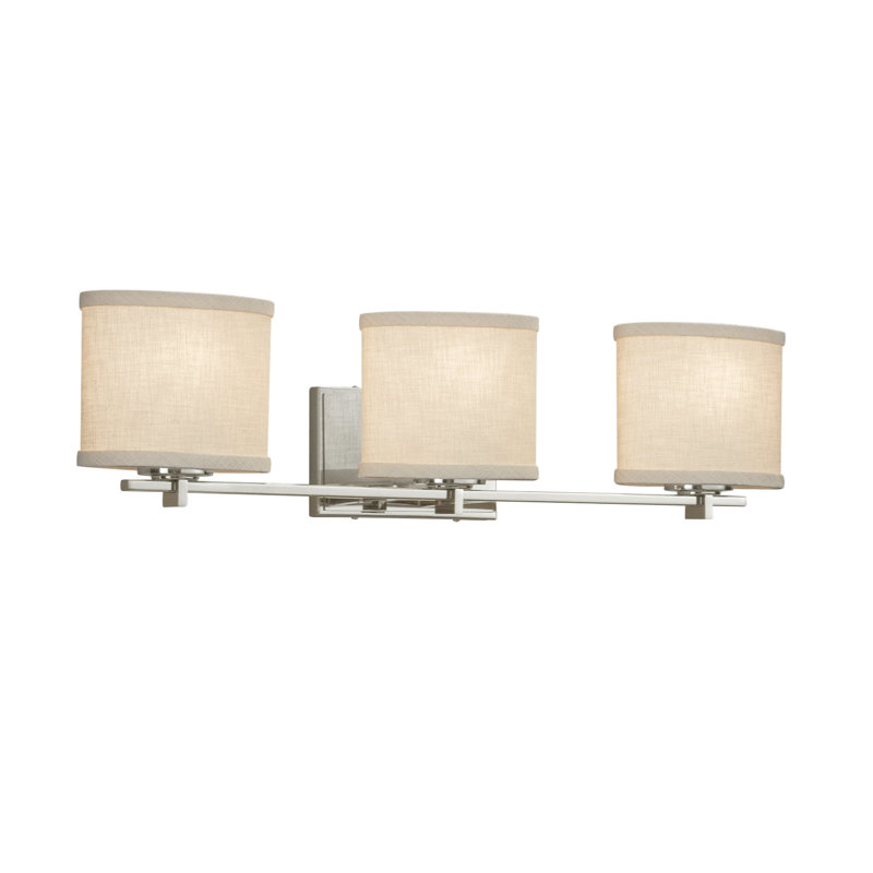 Éclairage pour meuble-lavabo 3 lumières Kenyon, Nickel brossé, 60 W