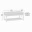 Table basse relevable, table de style industriel pour la maison