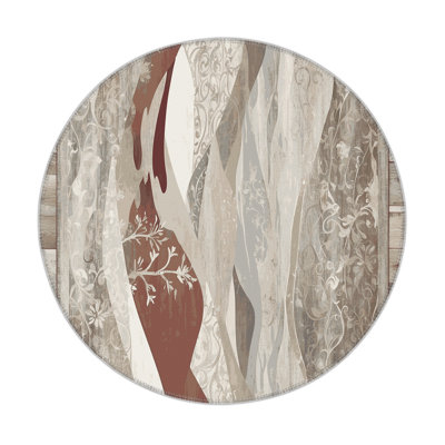 Shadowed Bloom Indoor And Outdoor Area Rug