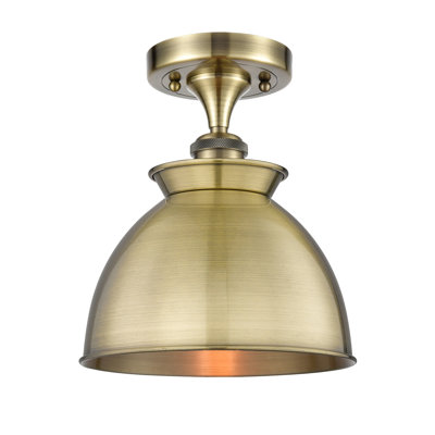 Plafonnier semi-encastré 1 lumière 8,5 po Erastus