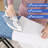 Metal Ironing Board with Iron Rest Heat Resistant Covers and Seven-Level Adjustable Heights
