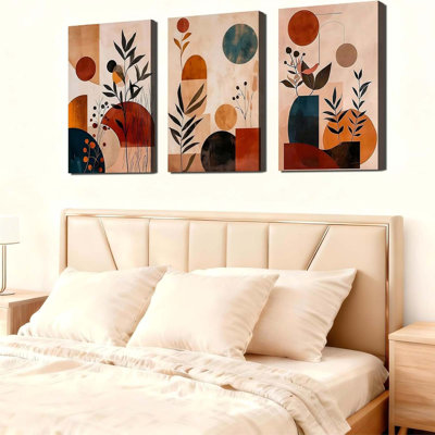 3 Piece Wrapped Canvas Wall Art