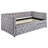 Cross Creek Grey Upholstered Twin Daybed with Trundle