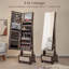 Armoire pour bijoux avec miroir Srinithya-890615444