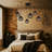 Adjustable Height Metal Body 6 Lights Chandelier