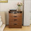 Bureau de coiffeuse 3 en 1 avec miroir éclairé et tabouret de rangement, coiffeuse compacte pour la chambre à coucher, la salle de bain ou le vestiaire