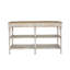 Console en bois avec tablette ouverte