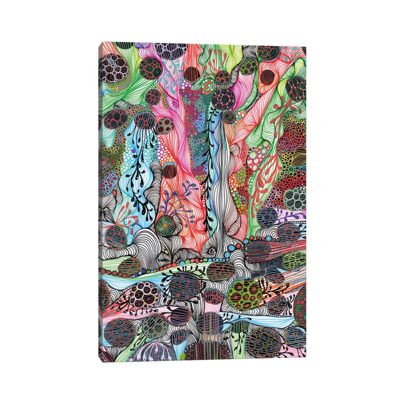Fluid by Noemi Ibarz - Wrapped Canvas Print, 20.32 cm H x 30.48 cm W