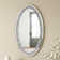 Amla 35" Oval Wall Mirror with Crushed Diamond Inlay