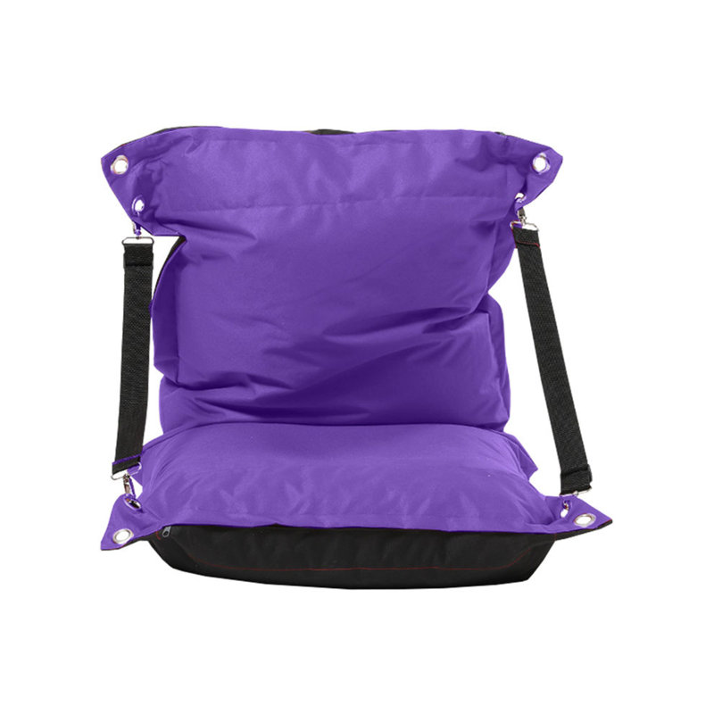 Fauteuil à billes standard pour l'extérieur, Mauve / noir 100% polyester