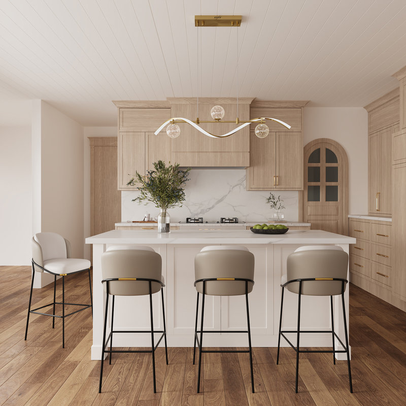 72" Kitchen Islands Include 4 Counter Stools,Home Bar Table with Wine Rack Kitchen Cabinet with Seating