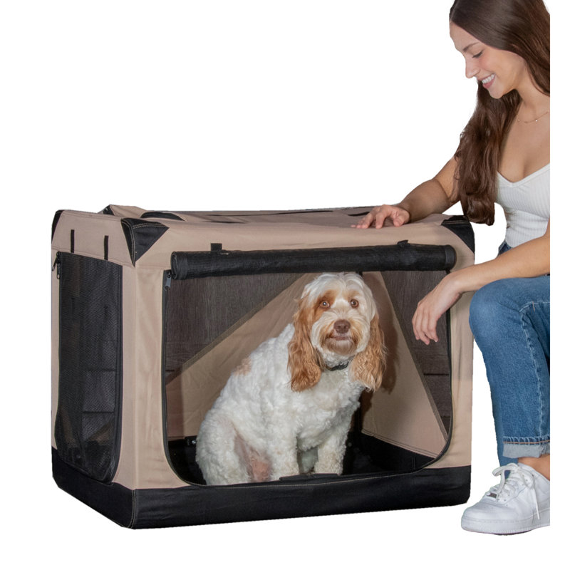 Caisse en nylon à parois souples, H 27 po x l 23,50 po x P 35,75 po, Sable