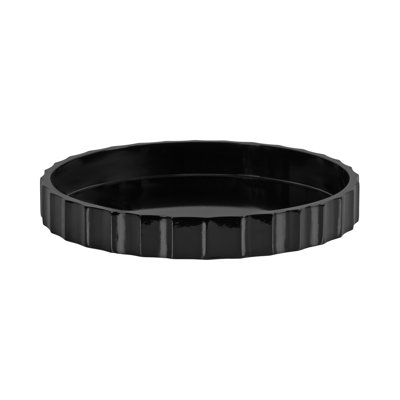 Fluted Round Serving Tray