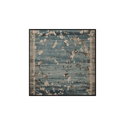 Machine Washable Gray Area Rug