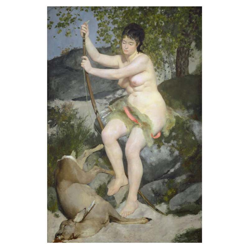 «Diana» par Pierre-Auguste Renoir - Estampe numérique, H 40 po x l 32 po