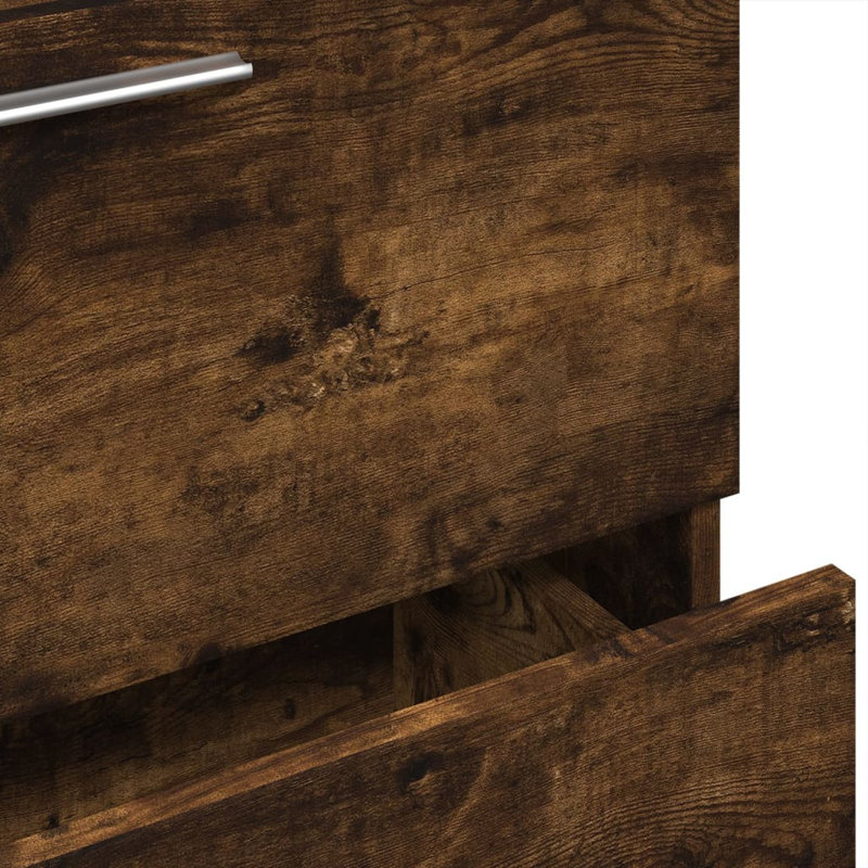 Britzel Under Sink Cabinet, Smoked oak