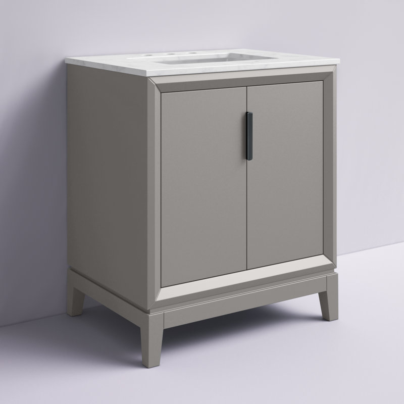 Ensemble de meuble-lavabo simple l 30 po Belmar, Gris cachemire