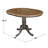 Gadmann Pedestal Extendable Solid Wood Dining Set-86448351-110887677