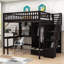 Kuster Wood Loft Bed with Drawers, Desk, Wardrobe and Storage Shelves-147961236-190467048