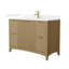 Meuble-lavabo simple avec plateau en quartz Palmilla-114679318-124971916-124971919