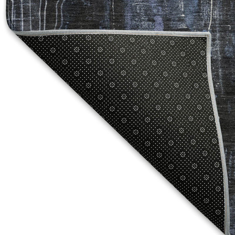 Premium Machine Washable Strinko AMF1683 Modern Rug, Rectangle 8' x 10'