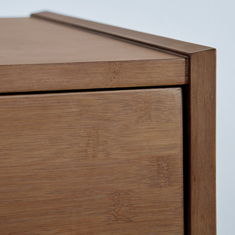 Ayvar Solid Bamboo 5-Drawer Dresser (36.3" W)