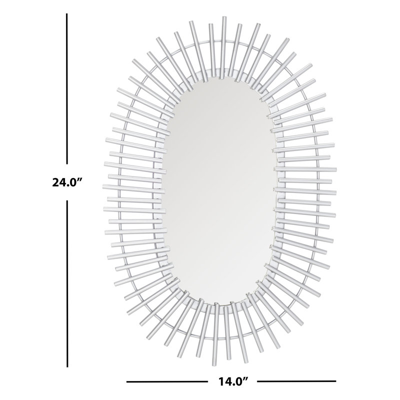 Earle Metal Flat Wall Mirror
