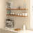 Miami 48" W x 8" D Floating Shelves Set with Invisible Wall Mount Brackets-342115966