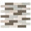 Carrelage mosaïque auto-adhésif en pierre naturelle 12 po x 12 po Simply Stick Mosaix